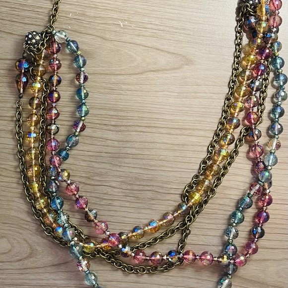 Premier Design Necklace - Multi colored strands - Picture 2 of 3